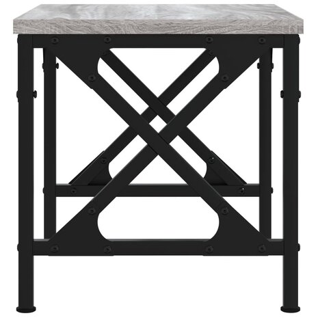 Printerstandaard 40x30x31 cm bewerkt hout grijs sonoma eiken 5
