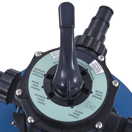 Zandfilterpomp met timer 530 W 10980 L/u 7