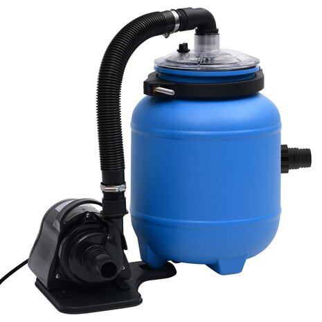Zwembadfilterpomp 4 m³/u zwart en blauw 3