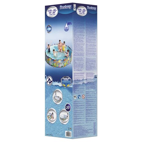 Bestway Steel Pro Framezwembad 305x66 cm 6