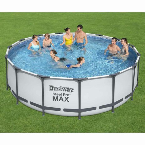 Bestway Steel Pro MAX Zwembadset rond 457x122 cm 1