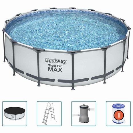Bestway Steel Pro MAX Zwembadset rond 457x122 cm 2