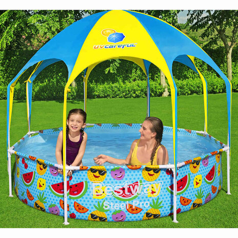 Bestway Steel Pro Kinderzwembad uv Careful bovengronds 244x51 cm 1