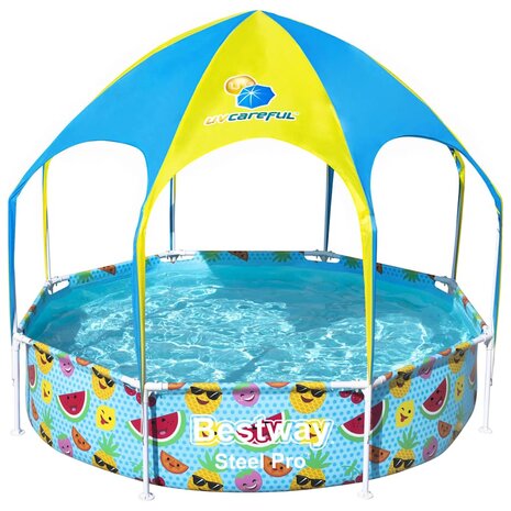 Bestway Steel Pro Kinderzwembad uv Careful bovengronds 244x51 cm 2