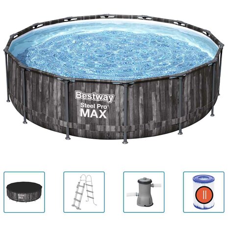 Bestway Steel Pro MAX Zwembadset rond 427x107 cm 1