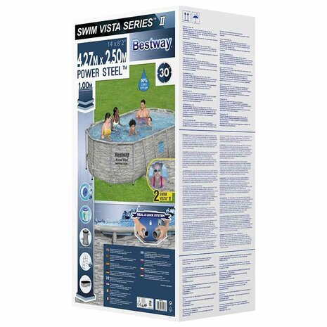 Bestway Power Steel Zwembadset 427x250x100 cm 9