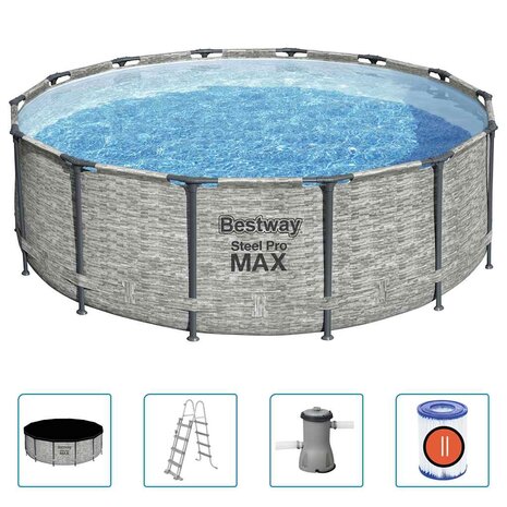 Bestway Power Steel Zwembad 427x122 cm 2