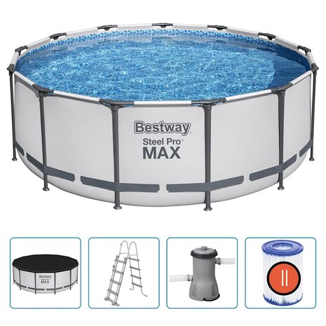 Bestway Steel Pro MAX Zwembadset rond 396x122 cm 2