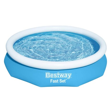 Bestway Zwembad Fast Set rond 305x66 cm blauw 1