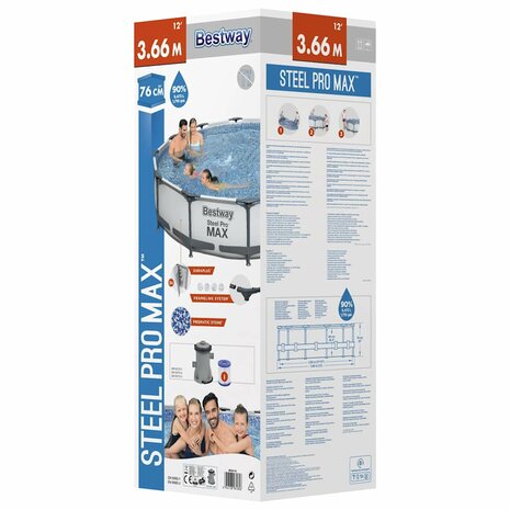 Bestway Steel Pro MAX Zwembadset 366x76 cm 5