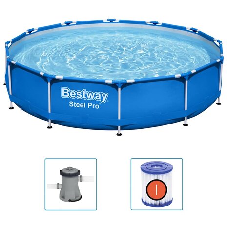 Bestway Framezwembad Steel Pro 366x76 cm 2