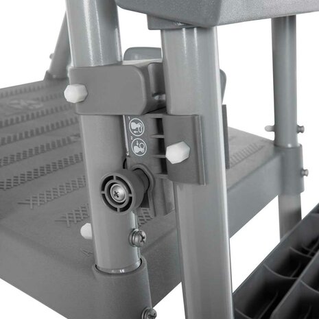 Bestway Flowclear Zwembadladder met 4 treden 122 cm 3