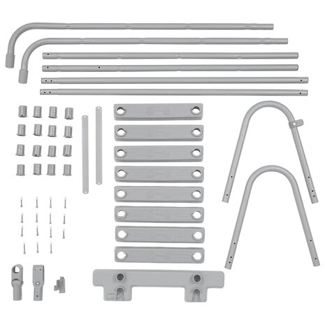 Bestway Flowclear Zwembadladder met 4 treden 122 cm 9