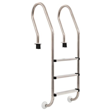 Zwembadladder met 3 sporten 120 cm roestvrij staal 304 1