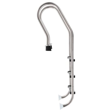 Zwembadladder met 3 sporten 120 cm roestvrij staal 304 3