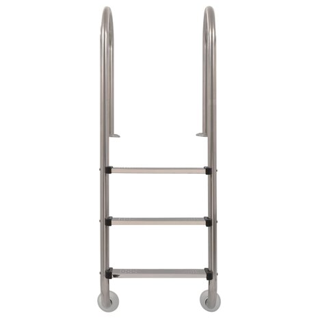 Zwembadladder met 3 sporten 120 cm roestvrij staal 304 2