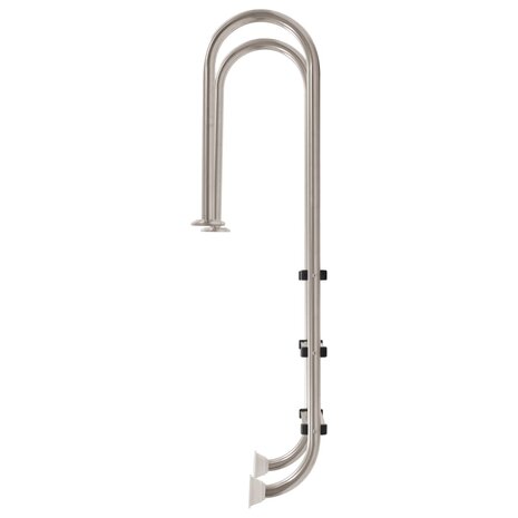 Zwembadladder met 3 sporten 120 cm roestvrij staal 304 3
