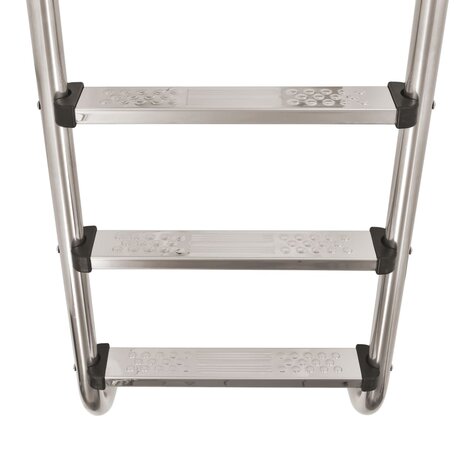 Zwembadladder met 3 sporten 120 cm roestvrij staal 304 4