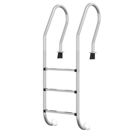 Zwembadladder 54x38x158 cm 304 roestvrijstaal 2