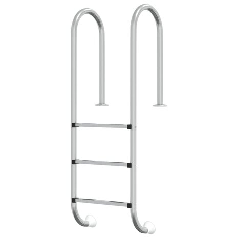 Zwembadladder 54x38x158 cm 304 roestvrijstaal 2