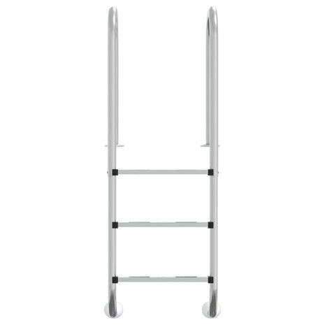 Zwembadladder 54x38x158 cm 304 roestvrijstaal 3