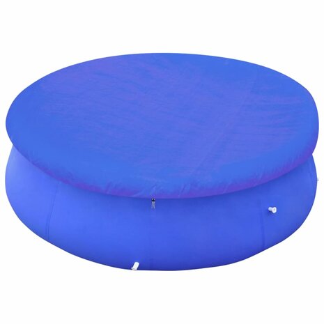 Zwembadhoezen 2 st rond 90 g/m² 540cm PE 3