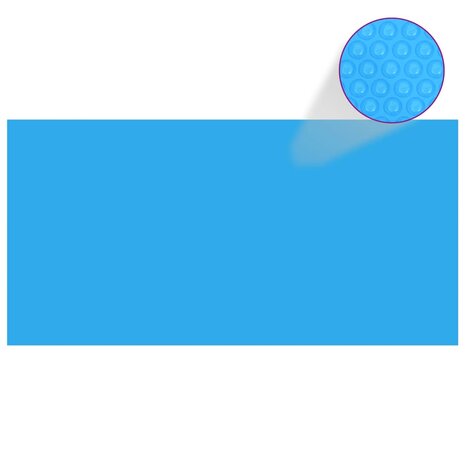 Zwembadhoes 975x488 cm PE blauw 1