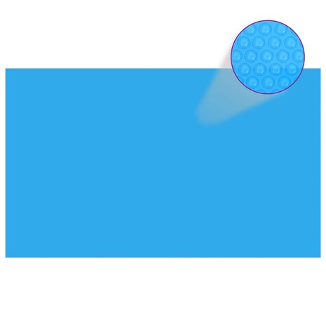 Zwembadhoes rechthoekig 500x300 cm PE blauw 1