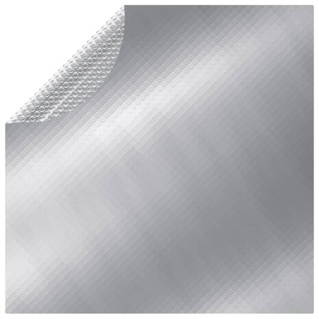 Zwembadhoes 455 cm PE zilverkleurig 1