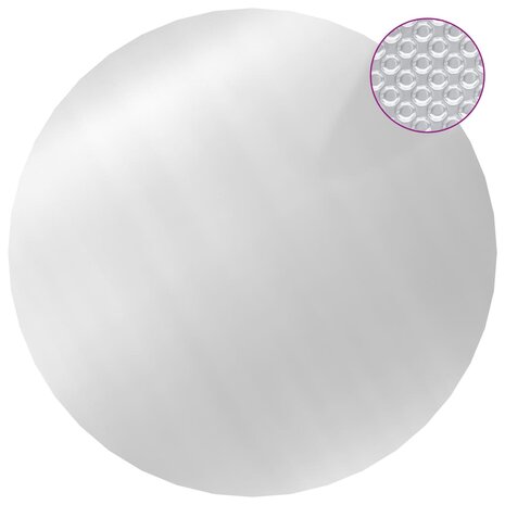 Zwembadhoes 455 cm PE zilverkleurig 2