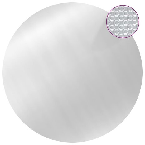 Zwembadhoes 549 cm PE zilverkleurig 2