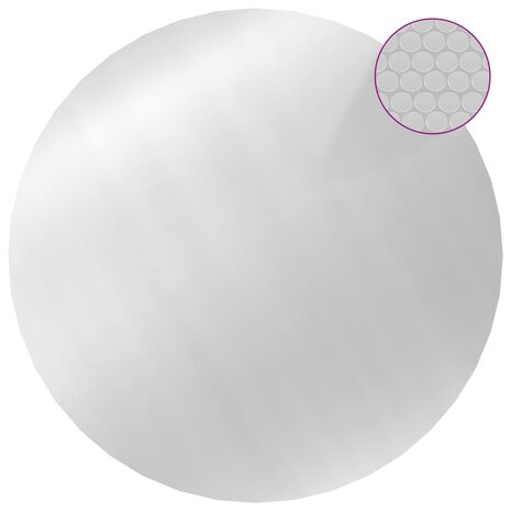 Zwembadhoes 549 cm PE zilverkleurig 3