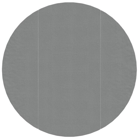 Zwembadgrondzeil Ø306 cm polyester geotextiel lichtgrijs 2