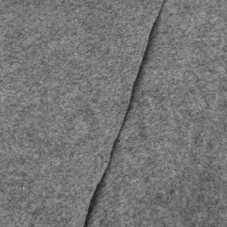 Zwembadgrondzeil Ø306 cm polyester geotextiel lichtgrijs 5