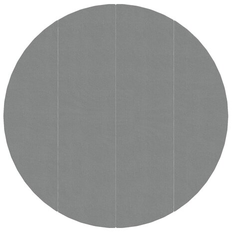 Zwembadgrondzeil Ø428 cm polyester geotextiel lichtgrijs 2