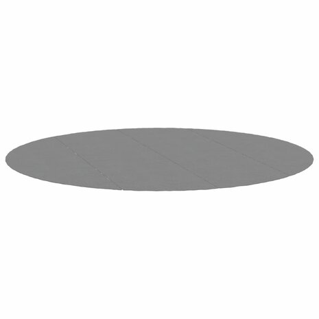 Zwembadgrondzeil Ø428 cm polyester geotextiel lichtgrijs 3