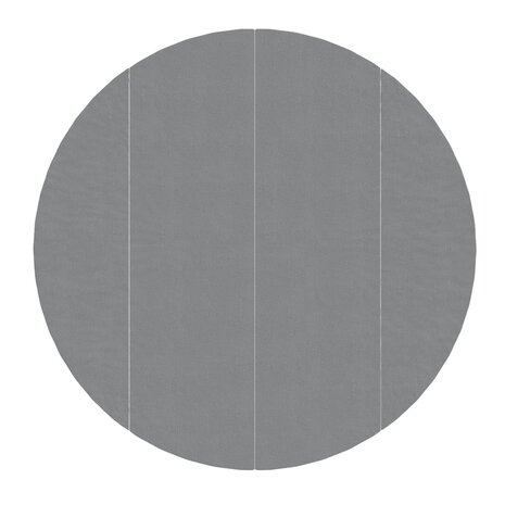 Zwembadgrondzeil Ø458 cm polyester geotextiel lichtgrijs 2