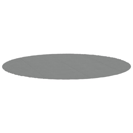 Zwembadgrondzeil Ø458 cm polyester geotextiel lichtgrijs 3