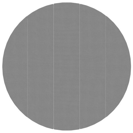 Zwembadgrondzeil Ø550 cm polyester geotextiel lichtgrijs 2