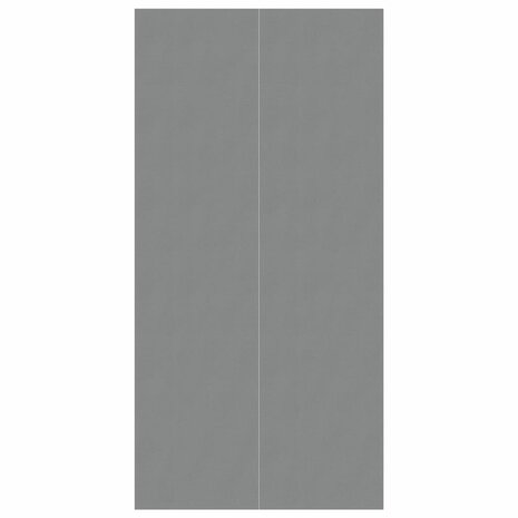 Zwembadgrondzeil 500x250 cm polyester geotextiel lichtgrijs 2