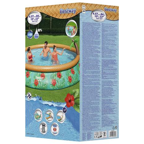 Bestway Fast Set Zwembadset Paradise Palms opblaasbaar 457x84 cm 5