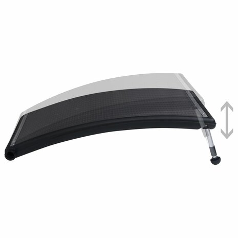Zwembadverwarmingspaneel solar gebogen 110x65 cm 4