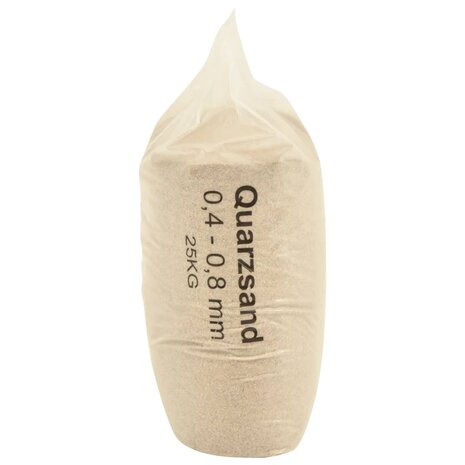 Filterzand 25 kg 0,4-0,8 mm 4