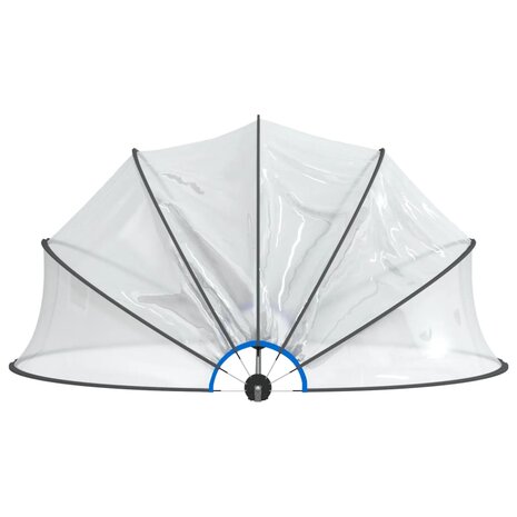 Zwembadoverkapping rond 467x234 cm PVC 4
