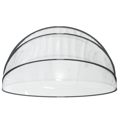 Zwembadoverkapping rond 467x234 cm PVC 5