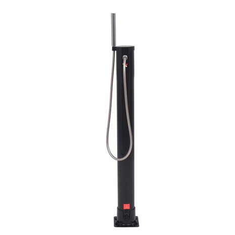 Solar douche 8 L PVC staal 4