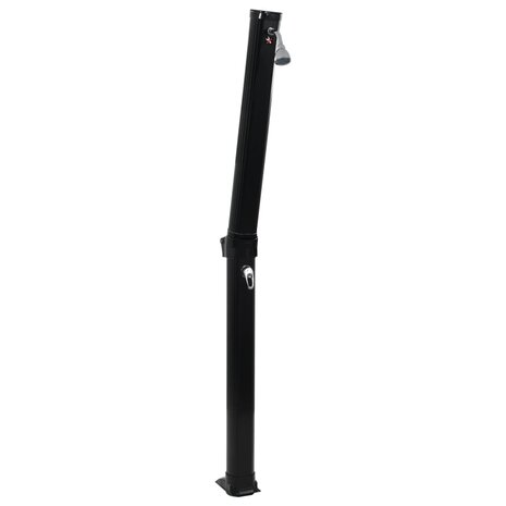 Solardouche inklapbaar 23 L 214 cm zwart 2