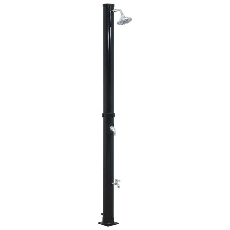 Solardouche 20 L 220 cm zwart 2