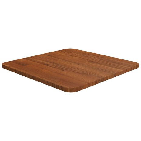 Tafelblad vierkant 40x40x1,5cm behandeld eiken donkerbruin 1