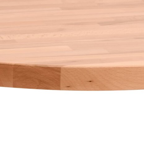 Tafelblad rond Ø30x2,5 cm massief beukenhout 3